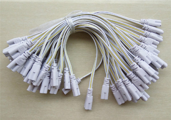 3 pin LED Tube Connector 20cm 30cm 50cm 100cm Three-phase T4 T5 T8 Led Lamp Lighting Connecting Double-end Cable Wire