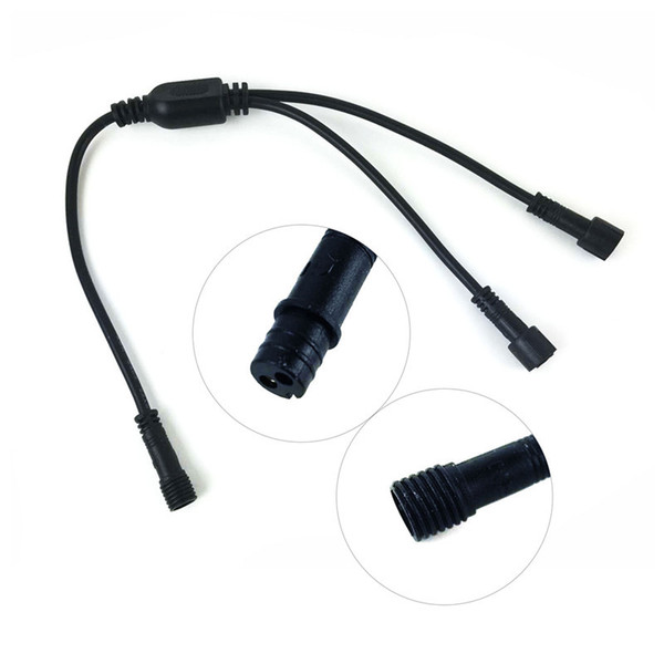 DC12V Shunt Cord IP67 Diverting Stream Line Cable With Waterproof Terminal For Underground Lamp 8pcs/lot