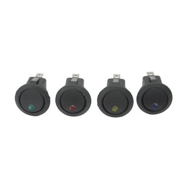 4x LED Point Lamp Toggle Switch DC 12V Car Auto Boat ON-OFF