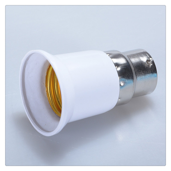 B22 to E27 Light Lamp Bulb Socket Base Converter Edison Screw to Bayonet Cap High temperature resistant