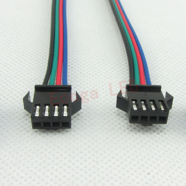 4 pin JST SM connectors for WS2811 WS2812B Femal and Male LED strips