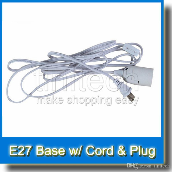 E27 Lamp Holder Hanging Dining Edison Chandelier Lamp Base Converter Socket +3.5m Cable+Rotation Switch