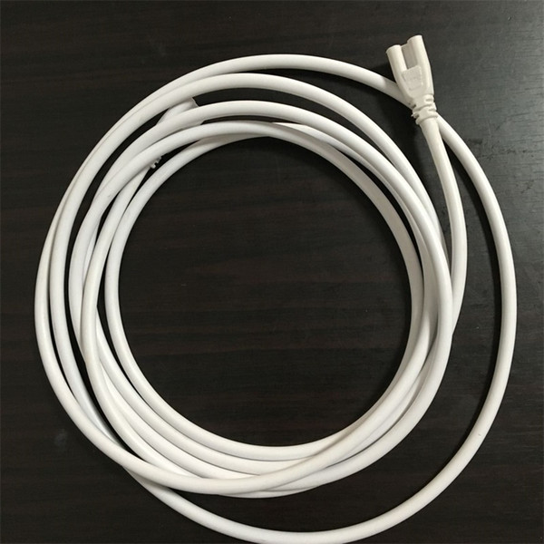 Free shipping Hot sale white 3m 9ft Interconnecting Cable T8/T5 LED Tube Lights wires 10pcs