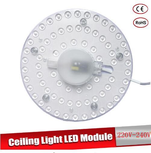 Led Module Light AC220V 230V 240V 12W 18W 24W 36W Energy Saving Replace Ceiling Lamp Lighting Source Convenient Installation