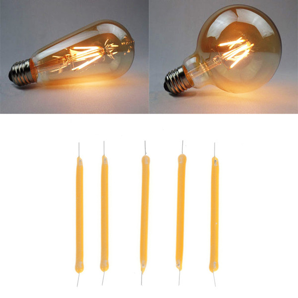 5Pcs/Set Replacement Filament bulbs COB LED Filament Bulb Candle Light Source Lighting DIY Indoor Decoration Light