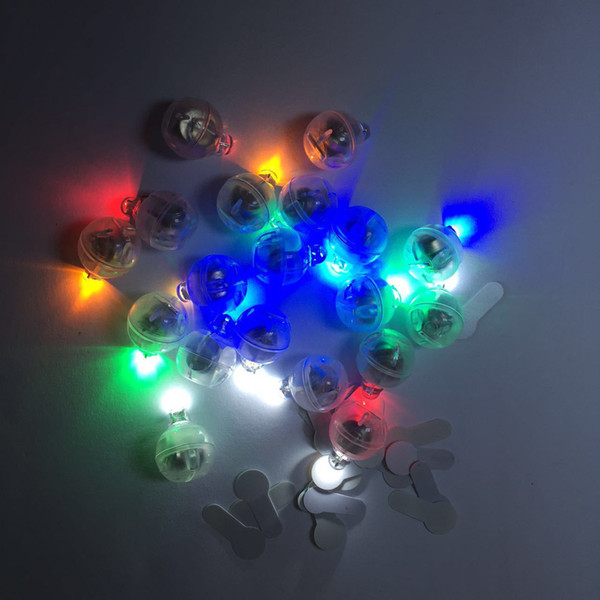 Factory direct sales switch balloon LED lights 7 colorful tumbler balloon ball lights