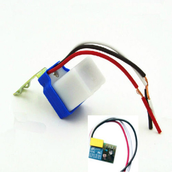 Wholesale-DC/AC 12V 10A 50-60Hz AS-10 Auto On Off Street Light Switch Photo Control Sensor in selling