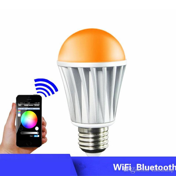 Fashion Design LED Bulbs E27 Bluetooth Bulbs for iPhone Control WiFi Smart RGB LED Lighting Bulbs OED-P001-7W