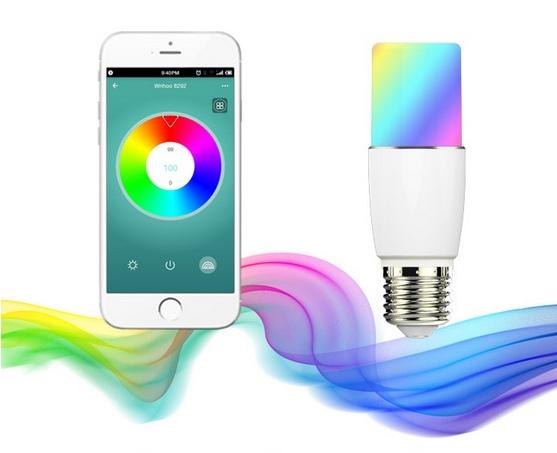 6w Bluetooth 4.0 Phone APP Control Smart LED Bulbs Intelligent Dimmable Party Light