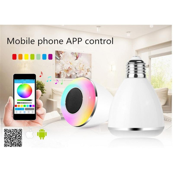 6w Smart Wireless Bluetooth Music Bulbs Phone APP Control Speaker Lamps Dimmable light