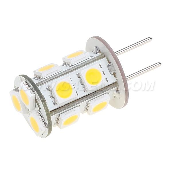 2.5W LED Lamp Lighting G6.35 base 12V 24V 13led 5050 SMD White For Ship Camper 20pcs/lot