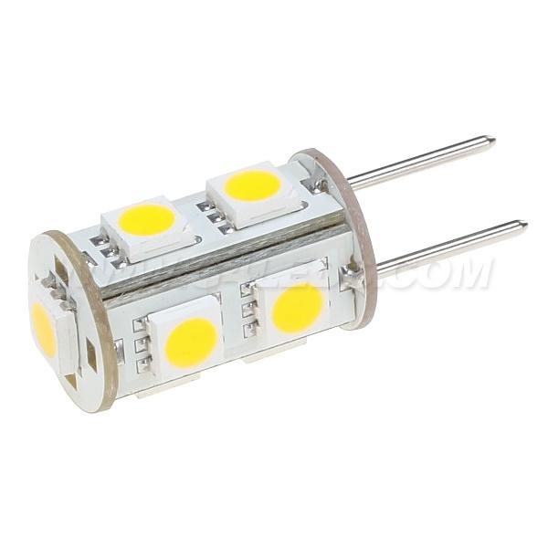 Free Shipping ! Led G6.35 Bulb GY6.35 9leds SMD 5050 198LM Dimmable 12VDC 12VAC 24VDC 24VAC White 2W