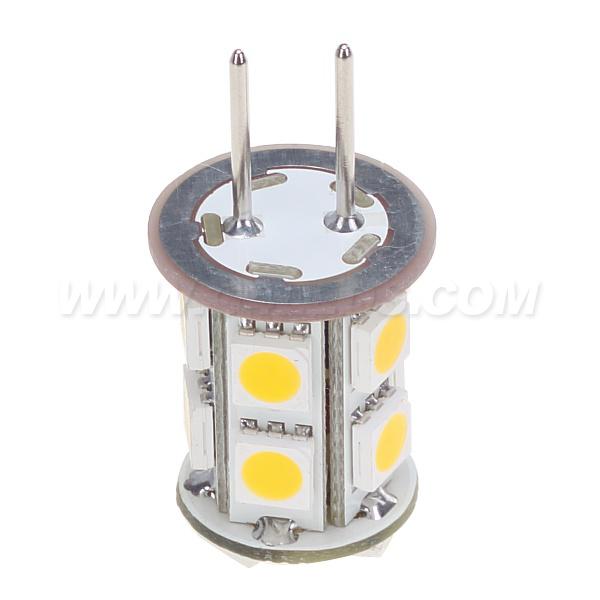 Free Shipment !! GY6.35 LED Bulb Lamp 13led 5050 SMD Wide Volt DC10-30V/AC8-20V White Warm White For Car