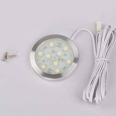 LED Cabinet Light 9pcs of SMD5050 DC12v 120lm 1.8w Round Thin Furniture Downlight 10pcs/lot Free Shipment