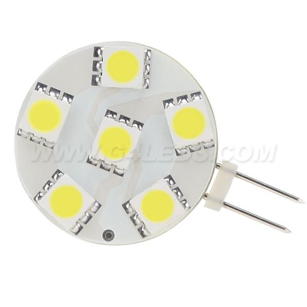 Free Shipment! LED G4 Light 6led 5050SMD Wide Volt AC/DC10-30V Dimmable White Boat Lighting 5pcs/lot