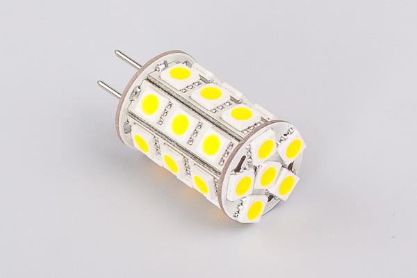 Free Shipment! Led G4 Lamp 27led Dimmable Bulb 12VAC&12VDC&24VDC Super Bright SMD 5060 Cabinet Home 20pcs/lot