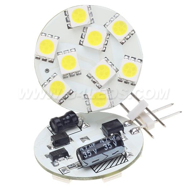 Free Shipment! G4 Led Lamp(AC/DC10-30V) 9LEDS 5050SMD White Warm White Yachts Boats Ships Automobiles Carts