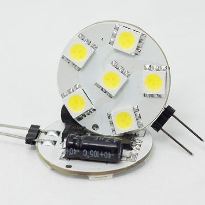 Free Shipment! LED G4 Light 6led 5050SMD Wide Volt 12VDC and AC/DC10-30V Yachts Boats Ships 10pcs/lot