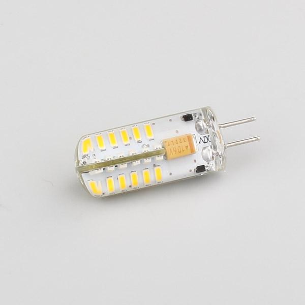 Capsule G4 LED BI-PIN IP Protection 48LED 3014SMD Super Bright 12V/24V Compatible Pure White Warm White 3W RV Marine Lamp Boat Bulb