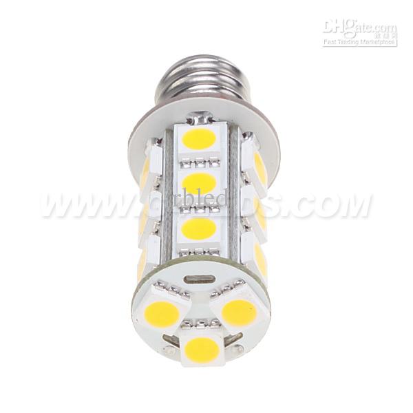 Free Shipment!! 18led Of 5050SMD E12 LED Auto Bulb 12V 24V 360LM White Color 3W Corn Bulb Indoor 10pcs/lot