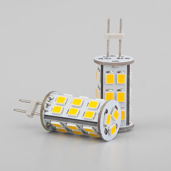 G4 Led Bulb 2835SMD Light Source 27LEDs Super Bright 4W Dimmable Lamp 12V 24V good for Home Office Boat Car 5PCS/Lot