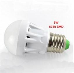 5W E27 SMD 5730 LED Globe Bulb Lights Lamp Lighting Energy Saving Lamp 220V 110V Warm white Cool white CE ROSH for Indoor 30pcs/lot-Express