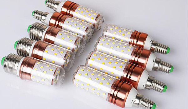 Led candle lamp e14led lamp e14e27 tri color change corn light head LED light bulb Household bulb