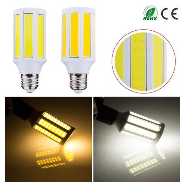 Super bright Led COB Corn bulb E27 E14 B22 SMD 5630 85-265V 10W 15W LED bulb 360 degree Lighting Lamp DHL Free