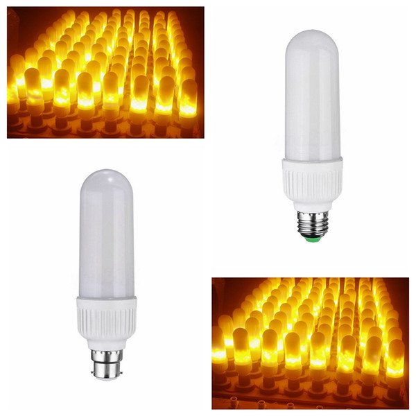 LED Flame Lights Christmas Torch Lights E27/E26/B22 AC85-265 Simulation Dynamic Flame Bulb Light Home Decorating Garden Lights