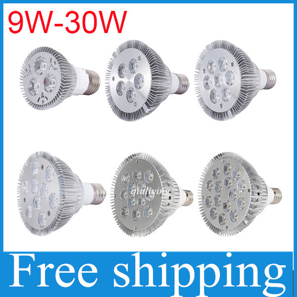 par20 par30 par38 Led Bulbs Lights E27 Led Lights Dimmable 9W 10W 14W 18W 24W 30W Led Spot Lights Lamp 110-240V UL FCC