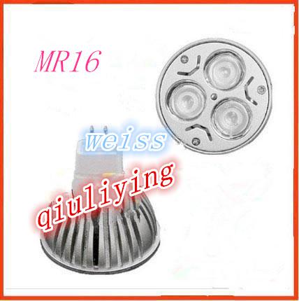 Wholesale - Innovative items! 10pcs MR16 9w 3*3w 12v Led bulb lamp spot lights Luminaria for home free shipping