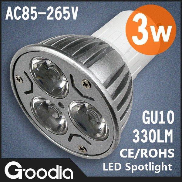 3W LED downlights 85-265V with high quality 2 years wrranty+Freeshipping 20pcs