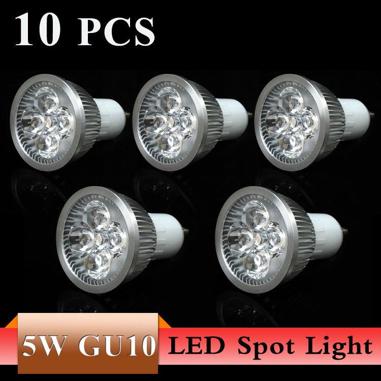 10PCS 3W 5W GU10 AC85~265V White/Warm white LED Bulb Light Spot Light LED Light Lamp