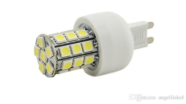 100 PCS G9 LED Bulb Light 110V 5050 SMD 30 LED Warm Cool White Light LED Corn Crystal Light Bulbs Energy Saving Lamps