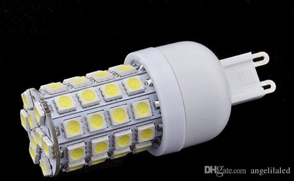 110V G9 LED Corn Bulb 5W 49PCS Epistar 5050 SMD Replace 60W Halogen Bulbs 360 Degree LED G9 Bulb Light Crystal Light Bulbs