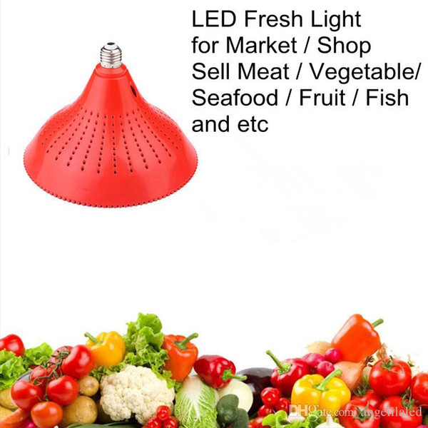 E27 Grow Bulb Lights Orange 18w 25w 35w Spot Lamp LED Fresh Shop Light for Market Sell Meat Vegetable Use