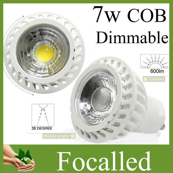 New Arrival 7w cob led spotlight gu10 mr16 dimmable led spot lamp light bulb AC110-240V 12V Indoor led lamp light warm natural cold white