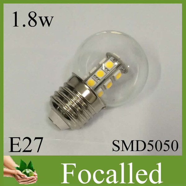 SMD5050 LED BULB 1.8w E27 led bulb A15 shape warm / cool white 150lm 360 beam angle 3 years warranty free FedEx