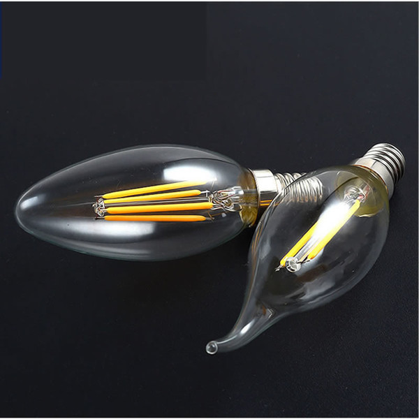 LED Candle light 4W E12 E14 E27 Candle Bulb LED 3014 chip Warm/Cool White AC110V 240V High brightness Energy Saving LED Lamp