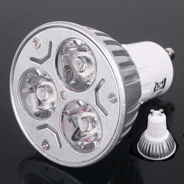 New CREE 3W GU10 MR16 E27 LED Spot Light Bulb Lamp GU10 Spotlight Led lights lamp AC85-265V or mr16 12v CE UL SAA