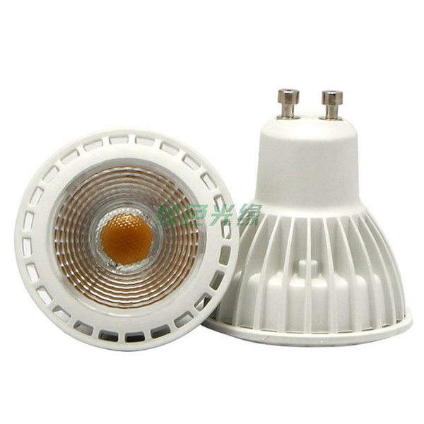 led dimmable spot lights lamp gu10 mr16 5w 7w COB led light lamp bulb AC110-240V +12v Nature White 4000K 650lm CRI 85 CE