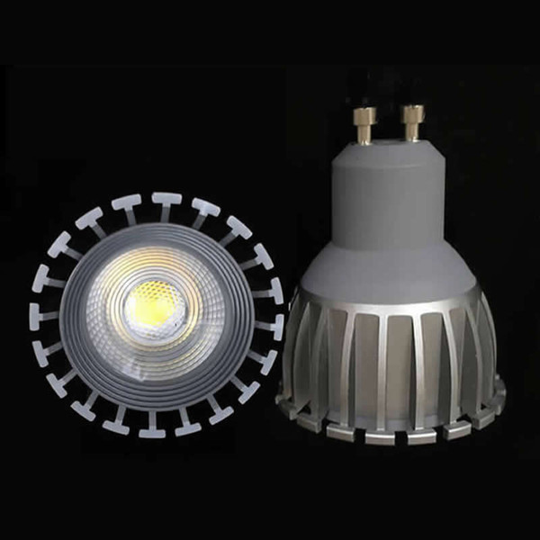 GU10 MR16 LED COB Spotlight Dimmable7w Spot Light Bulb high power lamp AC DC Mr16 12V 90-290V 60 Angle CRI 85 CE UL