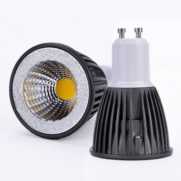 New High Power CREE MR16 GU10 E27 5W 7W Black LED COB spotlight lamp bulb warm cool white AC 85-265V CE ROHS UL