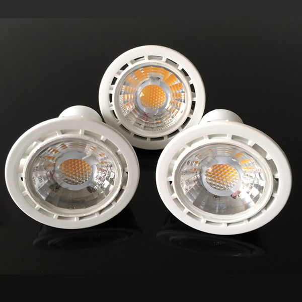 New Arrvial Dimmable led Spotlight 5w 7w gu10 mr16 led lamps light AC85-260V + 12v Warm/Cool White 400lm 550lm CRI 85 CE&ROHS