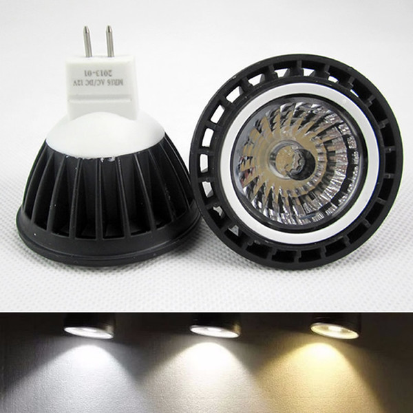 LED Spotlight MR16 GU10 5W 7W 110V 240V +12V Cool Warm white LED Light Spot Light Bulb 450LM CRI 85 60Angle CE