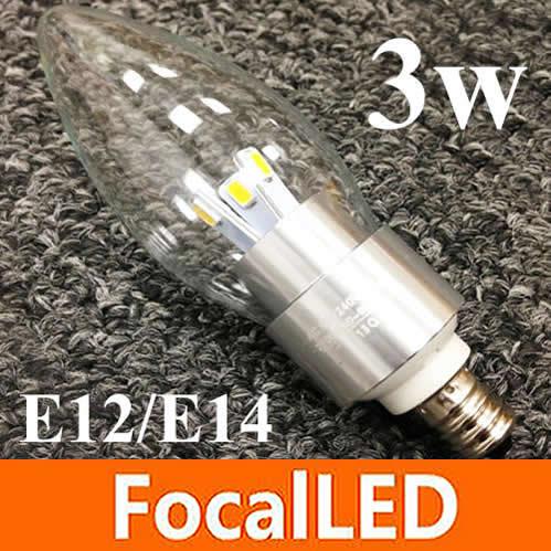 200p/lot 3w led candle light bulb lamp 110v 220v 300lm e12 e14 e27 dimmable led bulb warm white 2700