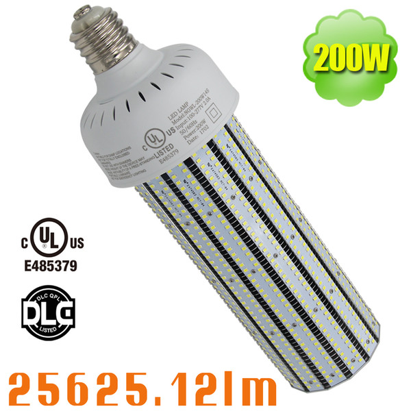 200 Watt LED High Bay Corn Cob Light (Retrofit 1000W) 360 Degree Factory Gymnasium Lighting 26200LM 6000K UL DLC Cool white screw bulb