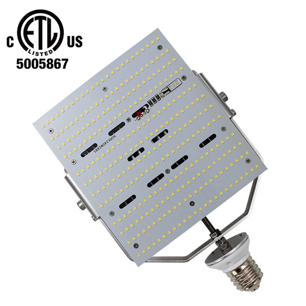 480 volts led street light 125lm/w 200w led parking lot retrofit 1000w metal halide sodium commercial security shoebox area light