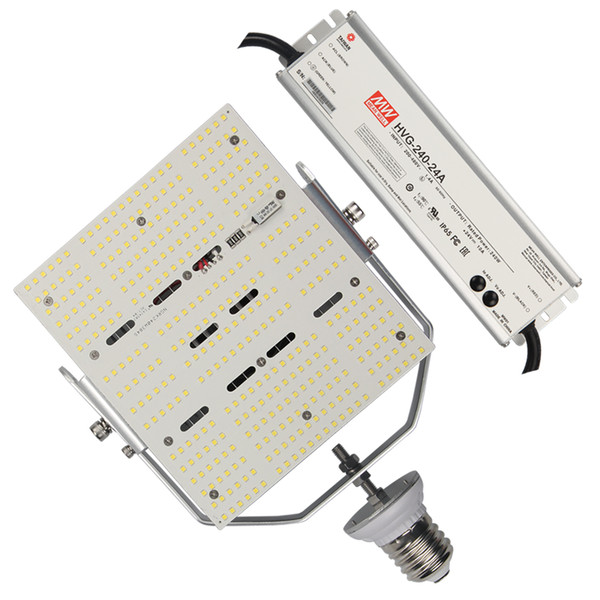 347V 480V 200 Watt Bright White 5700K LED Retrofit Kits Replace 1000W HPS Street Parking Lot Light 180-528VAC Mogul Shoebox Lamp