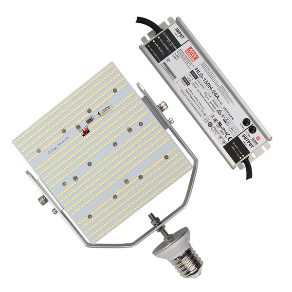 ETL DLC Listed 150W LED Shoe Box Retrofit Kit, 400W Metal Halide HPS HID Replacement for High Bay, Parking Lot, Street, Shoebox Light